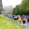Runners taking part in the Edinburgh Marathon Festival