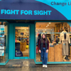 Fight for Sight Ealing with charity shop manager Sophia 
