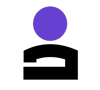 Icon symbolising a person