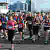 Runners taking part in the Manchester Marathon