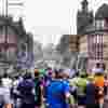 Runners taking part in the Edinburgh Marathon Festival