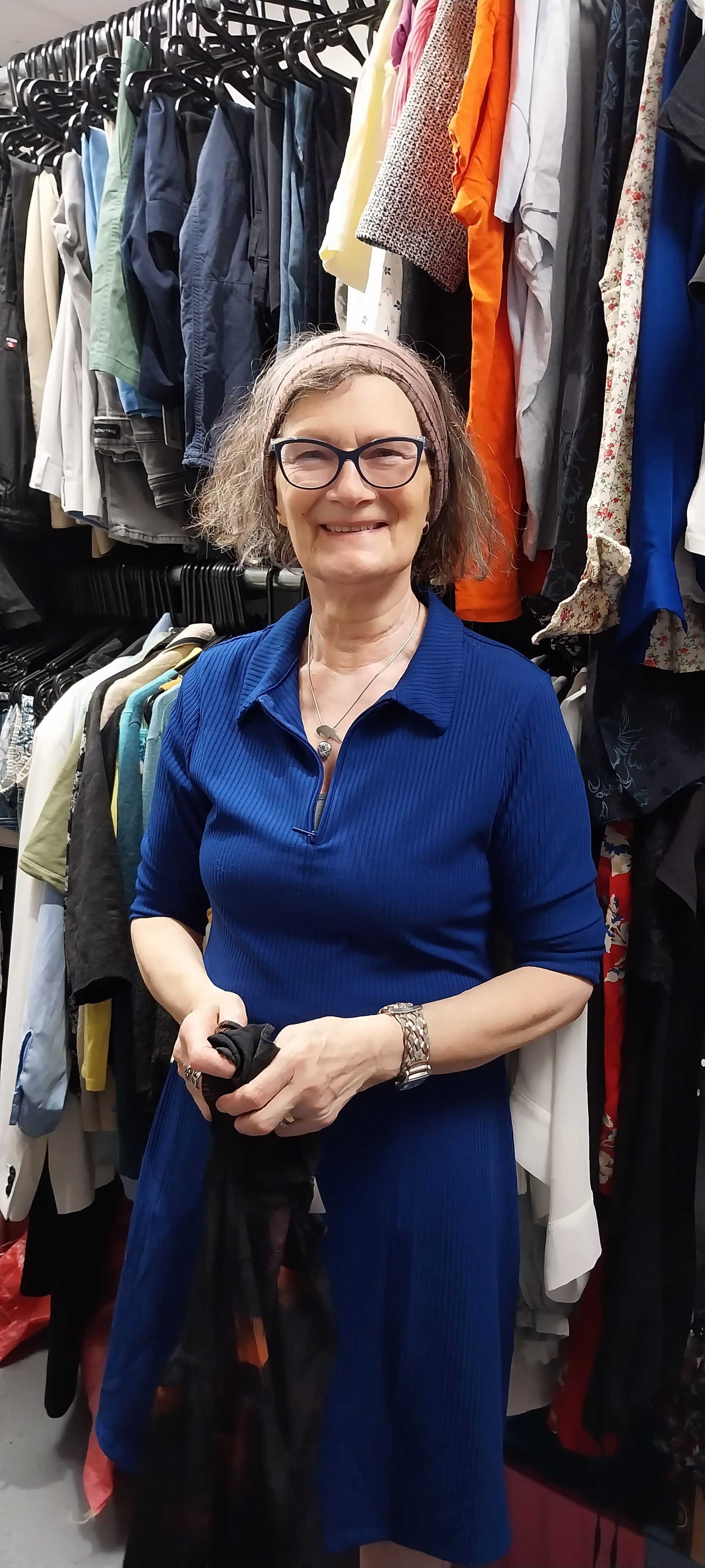 A waist up photo of Felicity, a Kingston volunteer.